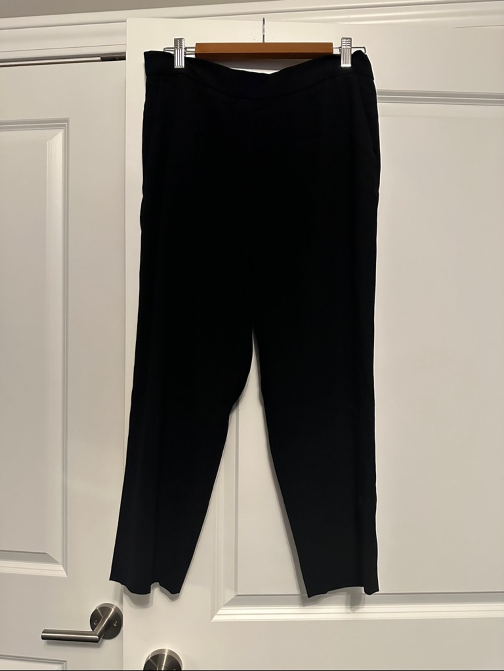 Babaton Black Elastic-Waist Pants